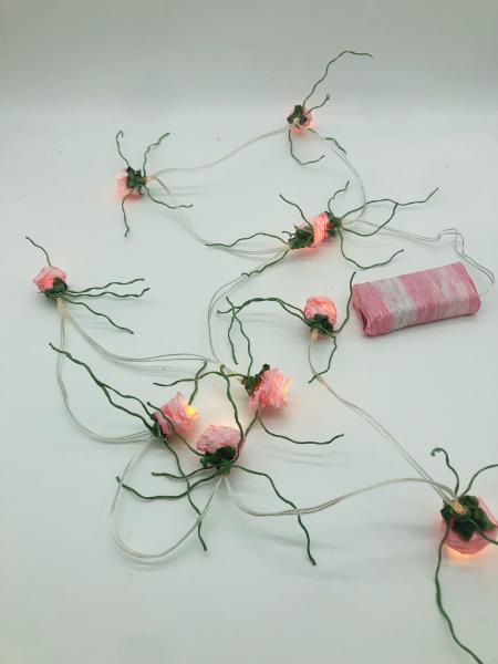 Bastelpackung Lichterkette Moosröslein
